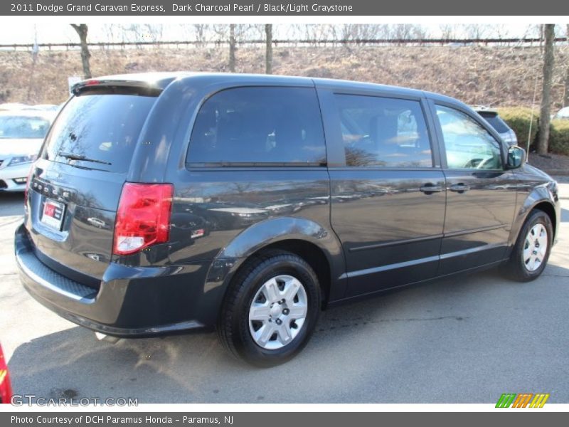 Dark Charcoal Pearl / Black/Light Graystone 2011 Dodge Grand Caravan Express