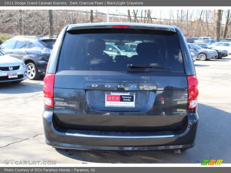 Dark Charcoal Pearl / Black/Light Graystone 2011 Dodge Grand Caravan Express