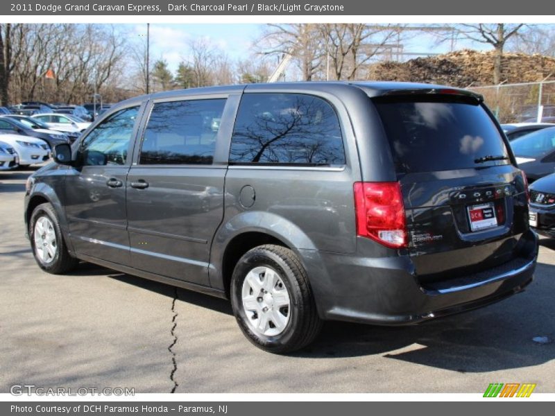 Dark Charcoal Pearl / Black/Light Graystone 2011 Dodge Grand Caravan Express