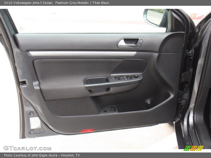 Platinum Grey Metallic / Titan Black 2010 Volkswagen Jetta S Sedan