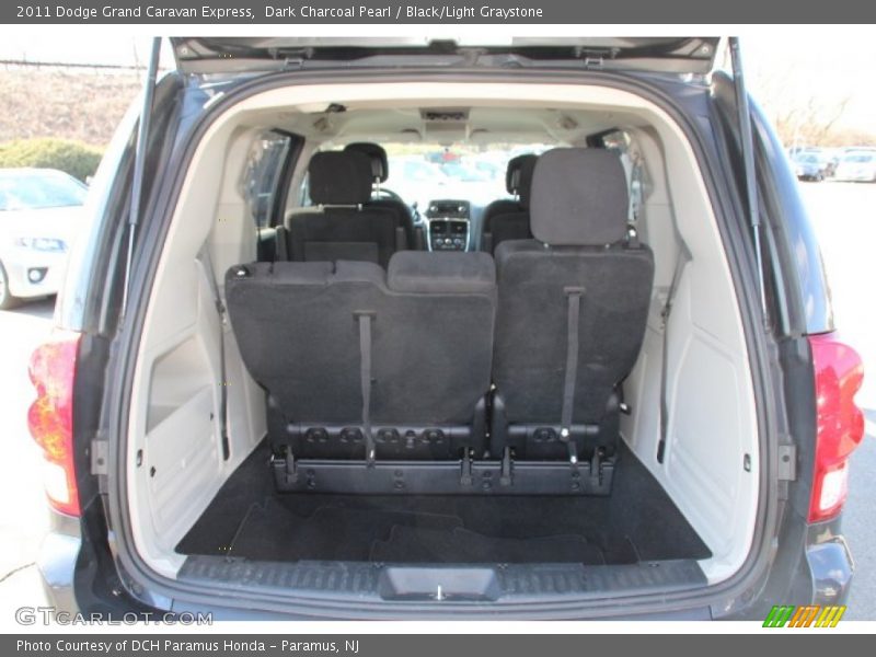 Dark Charcoal Pearl / Black/Light Graystone 2011 Dodge Grand Caravan Express