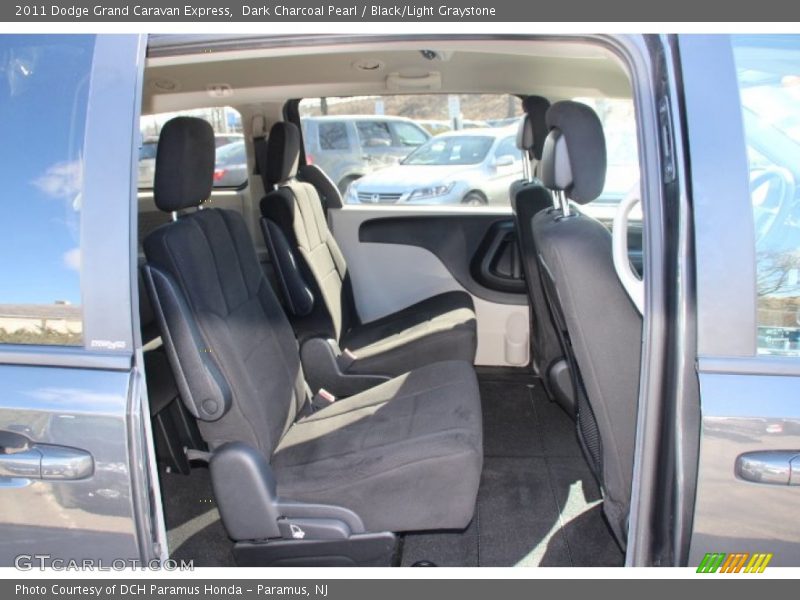 Dark Charcoal Pearl / Black/Light Graystone 2011 Dodge Grand Caravan Express