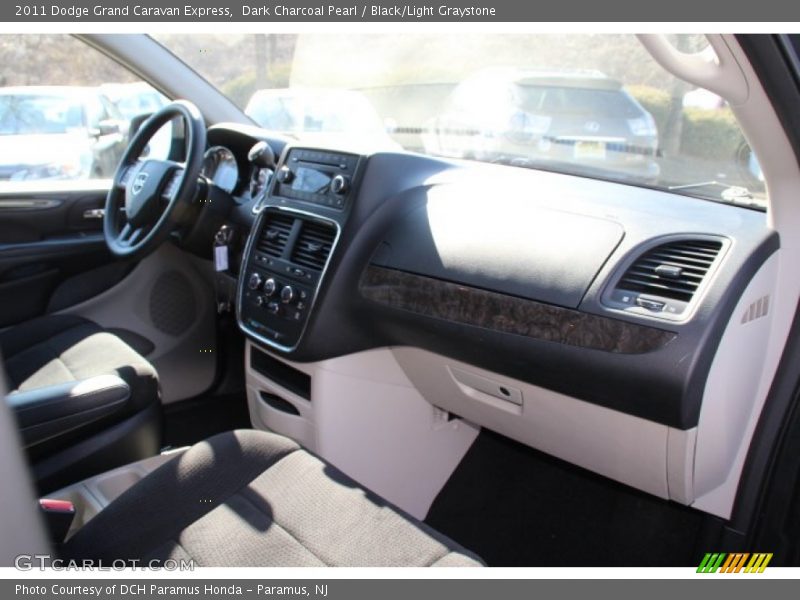 Dark Charcoal Pearl / Black/Light Graystone 2011 Dodge Grand Caravan Express