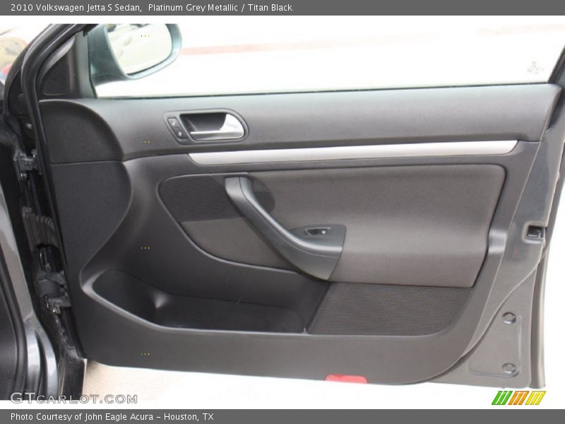Platinum Grey Metallic / Titan Black 2010 Volkswagen Jetta S Sedan