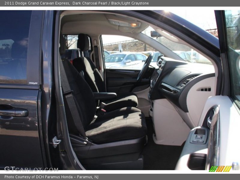 Dark Charcoal Pearl / Black/Light Graystone 2011 Dodge Grand Caravan Express