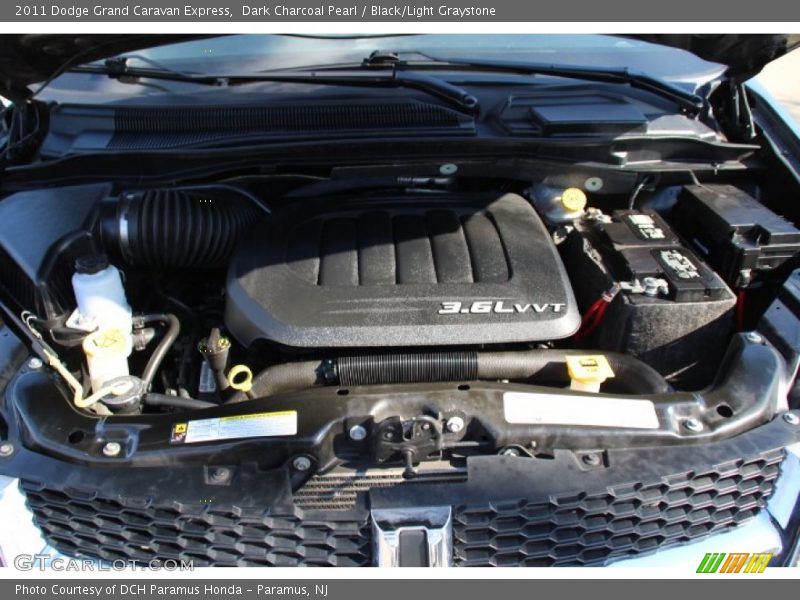Dark Charcoal Pearl / Black/Light Graystone 2011 Dodge Grand Caravan Express