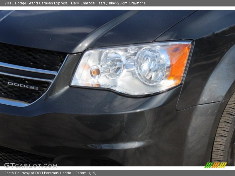 Dark Charcoal Pearl / Black/Light Graystone 2011 Dodge Grand Caravan Express