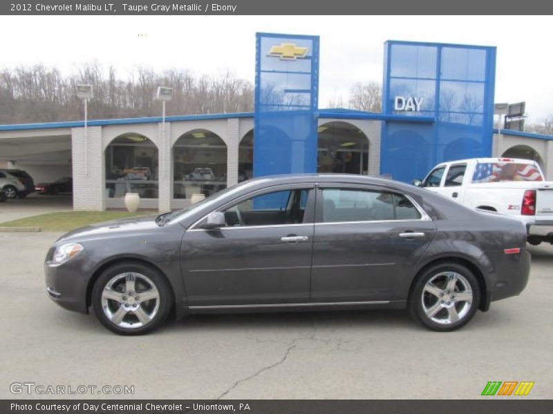 Taupe Gray Metallic / Ebony 2012 Chevrolet Malibu LT