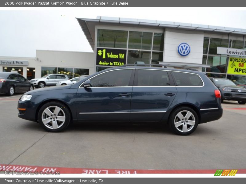 Blue Graphite / Pure Beige 2008 Volkswagen Passat Komfort Wagon