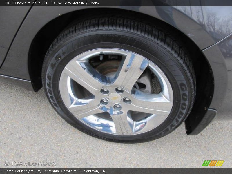 Taupe Gray Metallic / Ebony 2012 Chevrolet Malibu LT