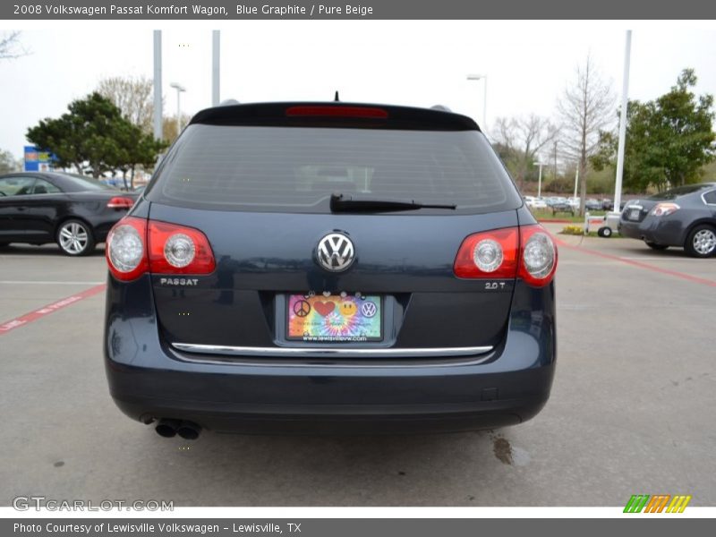 Blue Graphite / Pure Beige 2008 Volkswagen Passat Komfort Wagon