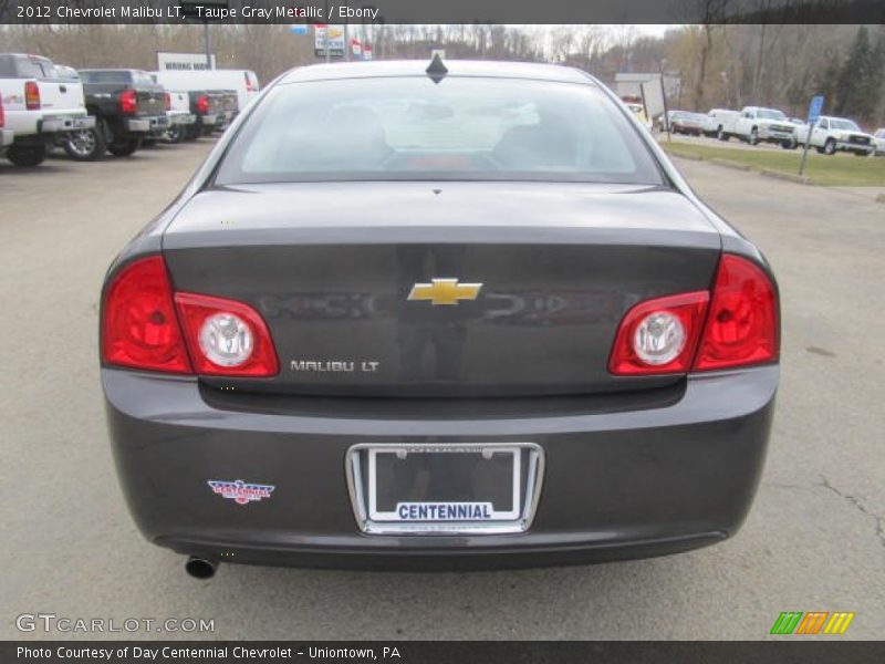 Taupe Gray Metallic / Ebony 2012 Chevrolet Malibu LT