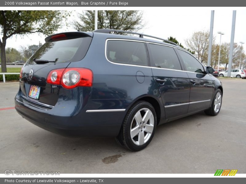 Blue Graphite / Pure Beige 2008 Volkswagen Passat Komfort Wagon