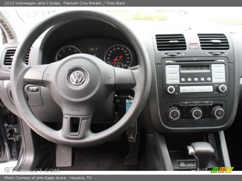 Platinum Grey Metallic / Titan Black 2010 Volkswagen Jetta S Sedan