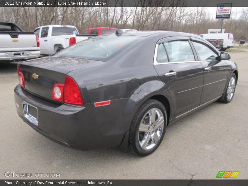 Taupe Gray Metallic / Ebony 2012 Chevrolet Malibu LT