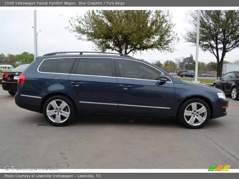 Blue Graphite / Pure Beige 2008 Volkswagen Passat Komfort Wagon