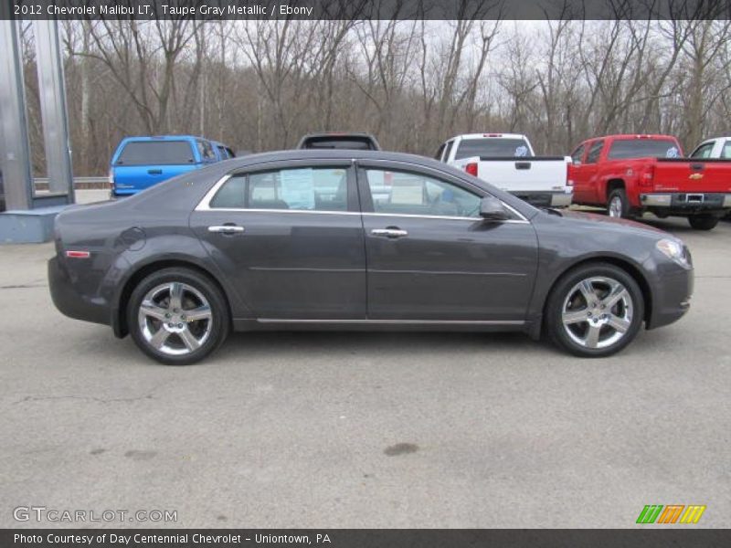 Taupe Gray Metallic / Ebony 2012 Chevrolet Malibu LT