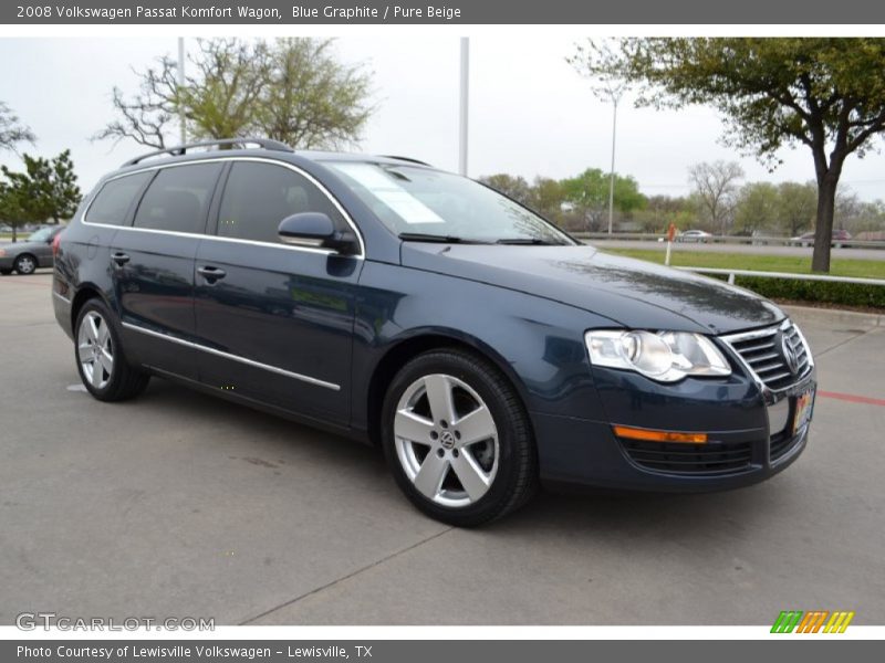 Blue Graphite / Pure Beige 2008 Volkswagen Passat Komfort Wagon