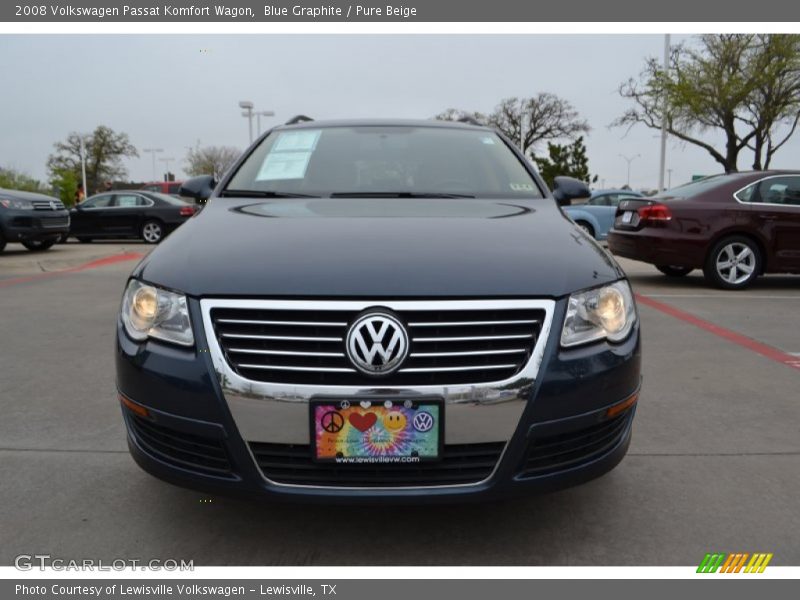 Blue Graphite / Pure Beige 2008 Volkswagen Passat Komfort Wagon