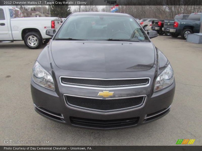 Taupe Gray Metallic / Ebony 2012 Chevrolet Malibu LT