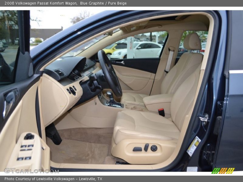 Blue Graphite / Pure Beige 2008 Volkswagen Passat Komfort Wagon