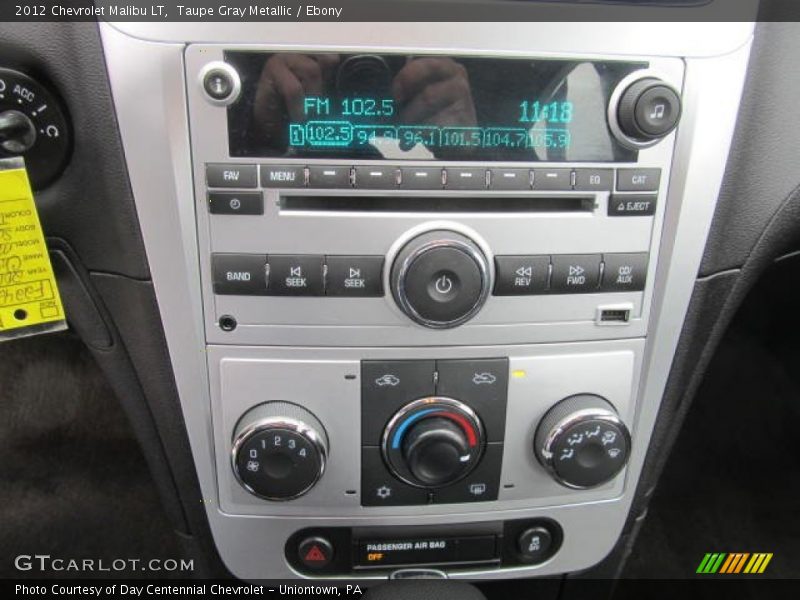 Taupe Gray Metallic / Ebony 2012 Chevrolet Malibu LT