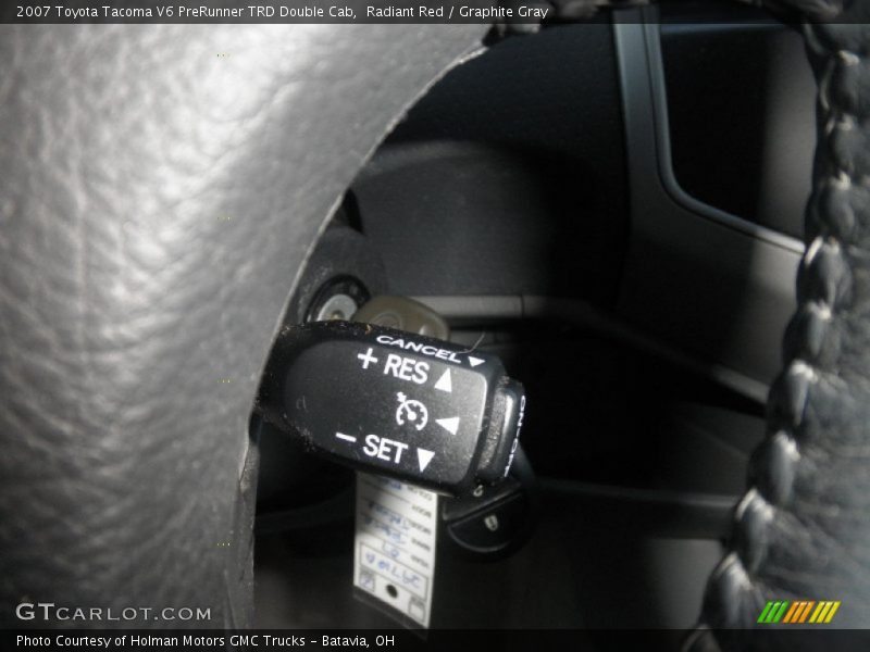Radiant Red / Graphite Gray 2007 Toyota Tacoma V6 PreRunner TRD Double Cab
