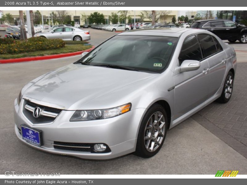Alabaster Silver Metallic / Ebony/Silver 2008 Acura TL 3.5 Type-S
