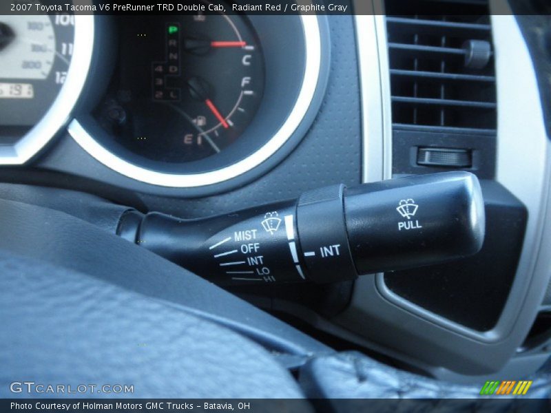 Radiant Red / Graphite Gray 2007 Toyota Tacoma V6 PreRunner TRD Double Cab