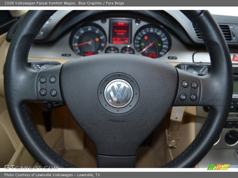 Blue Graphite / Pure Beige 2008 Volkswagen Passat Komfort Wagon