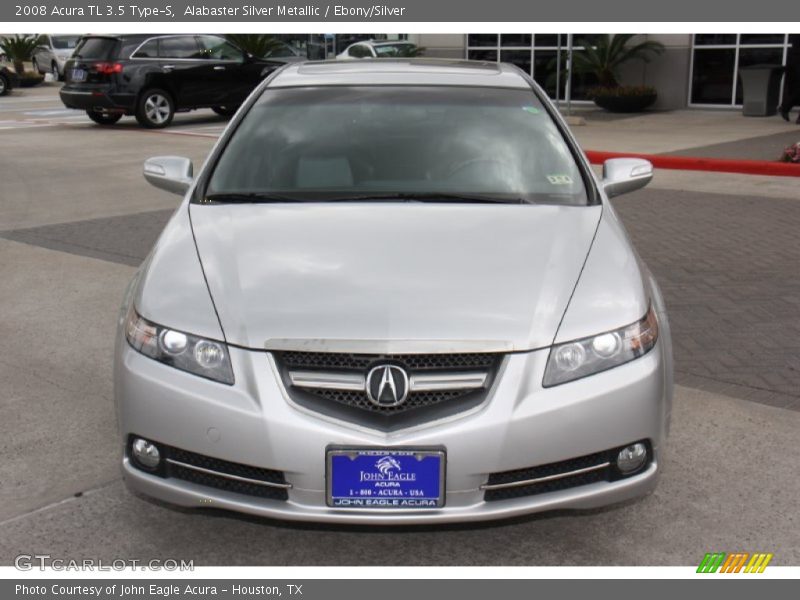 Alabaster Silver Metallic / Ebony/Silver 2008 Acura TL 3.5 Type-S