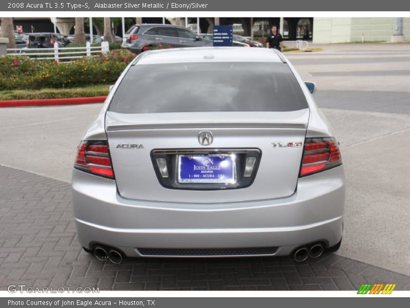 Alabaster Silver Metallic / Ebony/Silver 2008 Acura TL 3.5 Type-S