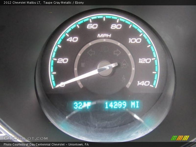 Taupe Gray Metallic / Ebony 2012 Chevrolet Malibu LT