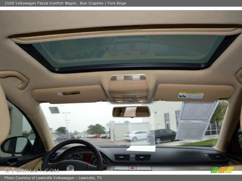 Blue Graphite / Pure Beige 2008 Volkswagen Passat Komfort Wagon