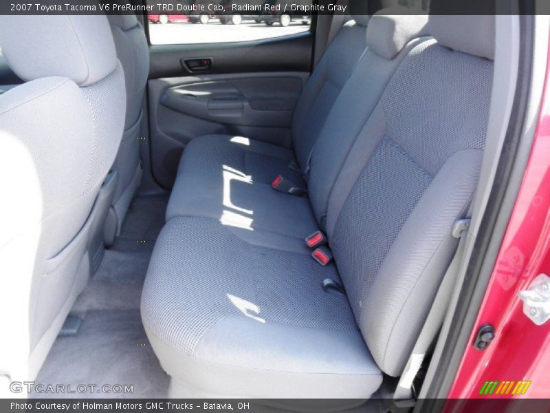 Radiant Red / Graphite Gray 2007 Toyota Tacoma V6 PreRunner TRD Double Cab