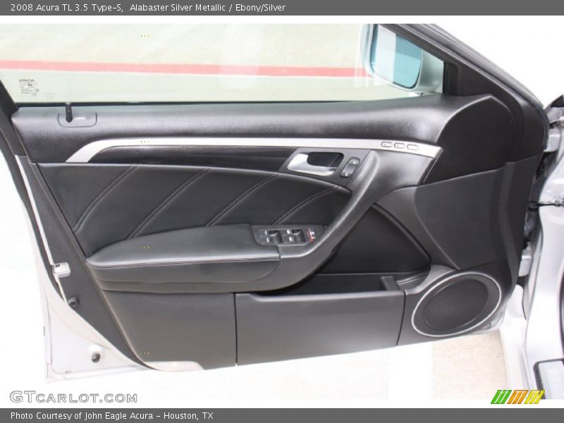 Alabaster Silver Metallic / Ebony/Silver 2008 Acura TL 3.5 Type-S