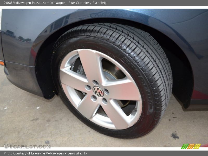 Blue Graphite / Pure Beige 2008 Volkswagen Passat Komfort Wagon