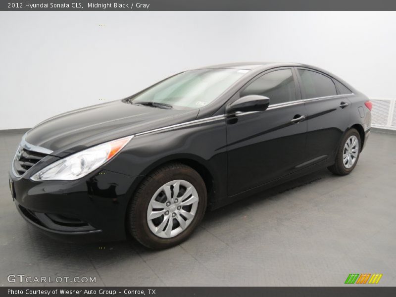 Midnight Black / Gray 2012 Hyundai Sonata GLS