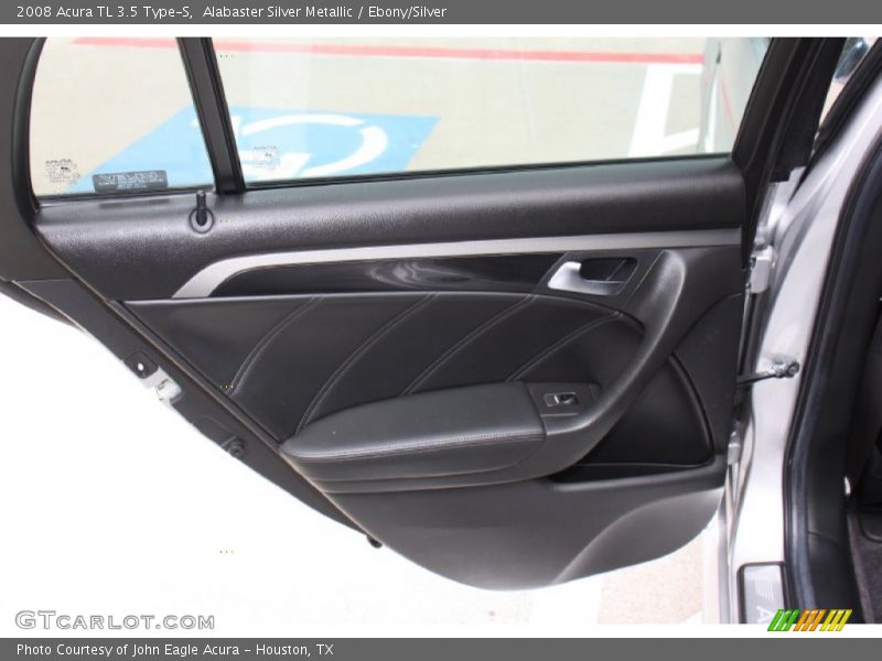 Alabaster Silver Metallic / Ebony/Silver 2008 Acura TL 3.5 Type-S