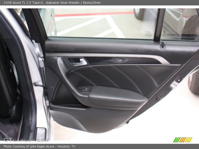 Alabaster Silver Metallic / Ebony/Silver 2008 Acura TL 3.5 Type-S