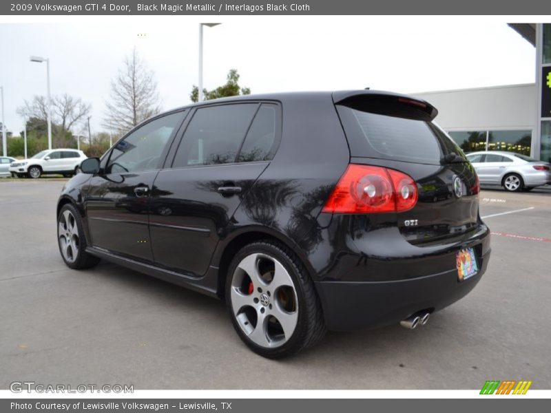 Black Magic Metallic / Interlagos Black Cloth 2009 Volkswagen GTI 4 Door