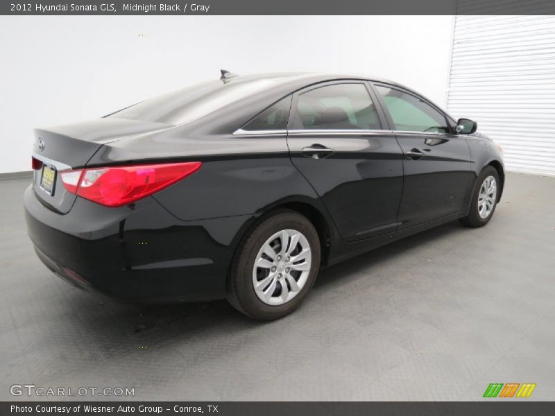 Midnight Black / Gray 2012 Hyundai Sonata GLS