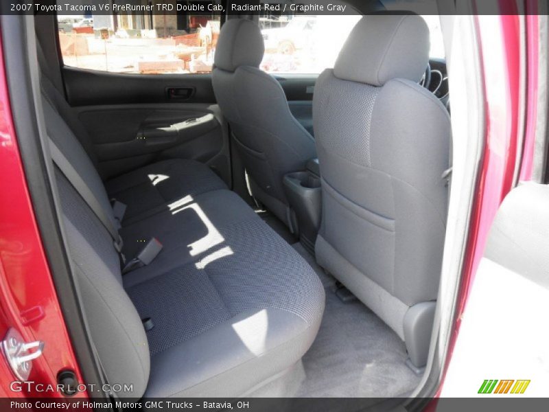 Radiant Red / Graphite Gray 2007 Toyota Tacoma V6 PreRunner TRD Double Cab
