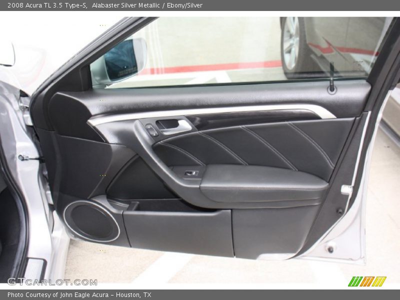 Alabaster Silver Metallic / Ebony/Silver 2008 Acura TL 3.5 Type-S