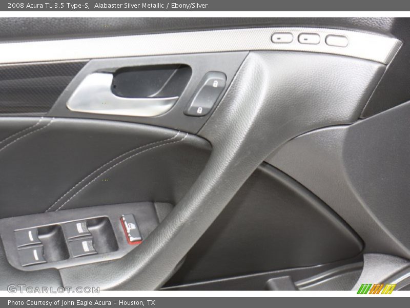 Alabaster Silver Metallic / Ebony/Silver 2008 Acura TL 3.5 Type-S