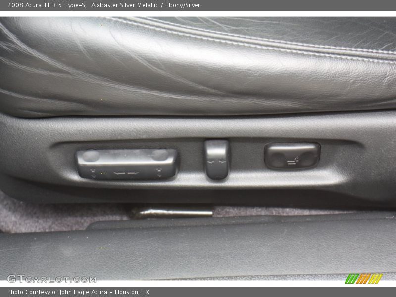 Alabaster Silver Metallic / Ebony/Silver 2008 Acura TL 3.5 Type-S