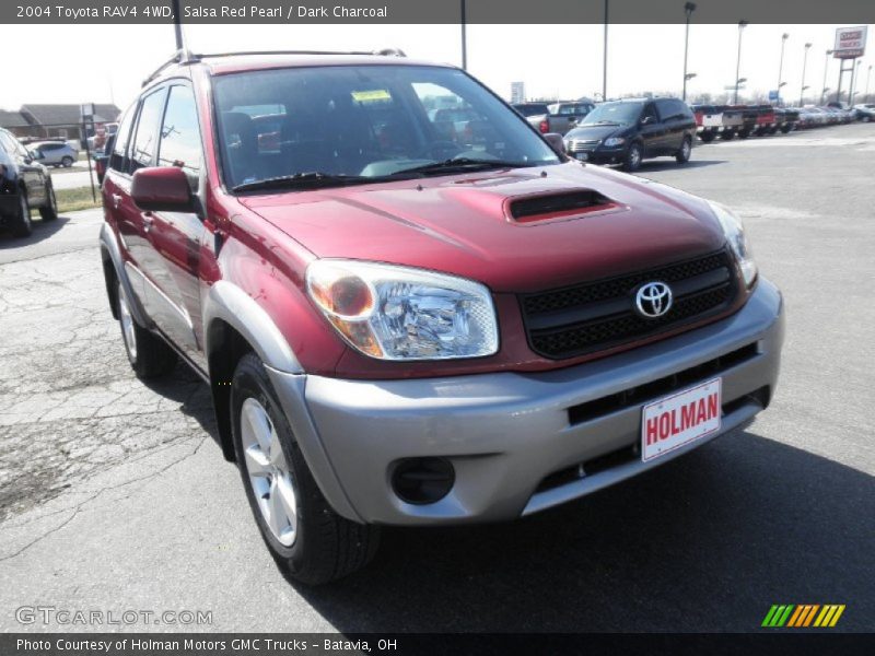 Salsa Red Pearl / Dark Charcoal 2004 Toyota RAV4 4WD