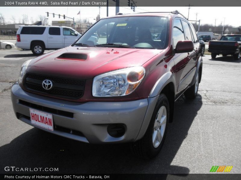 Salsa Red Pearl / Dark Charcoal 2004 Toyota RAV4 4WD