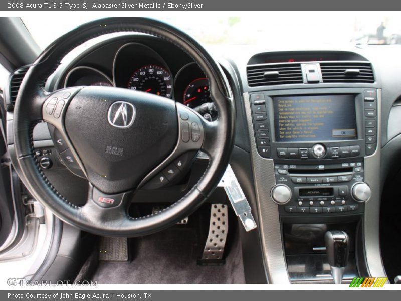 Alabaster Silver Metallic / Ebony/Silver 2008 Acura TL 3.5 Type-S