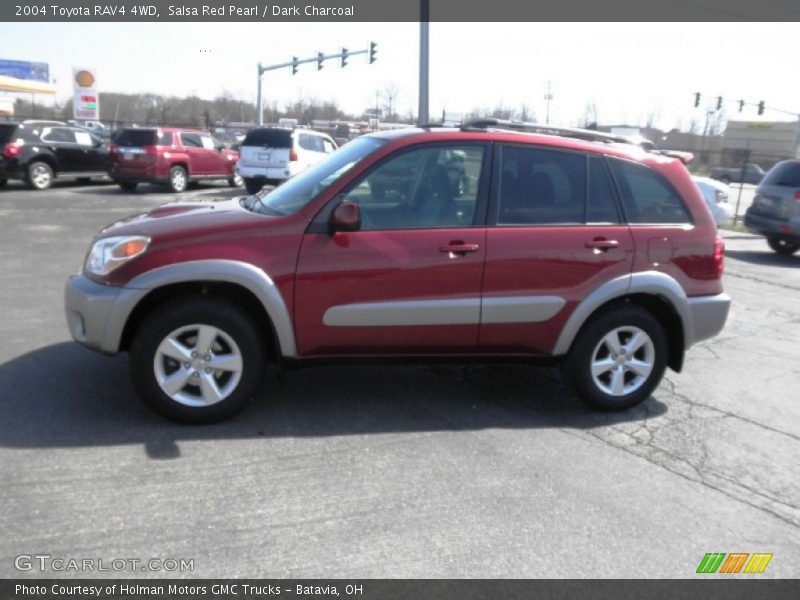 Salsa Red Pearl / Dark Charcoal 2004 Toyota RAV4 4WD
